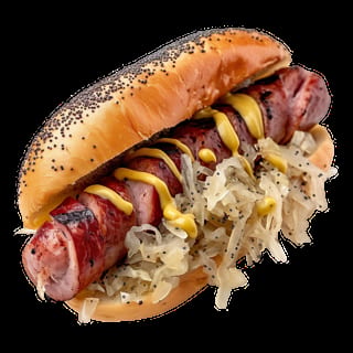 Friday Lunch Special Italian sausage sandwich